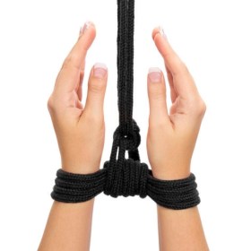 Fetish crni kanap za vezivanje 10m -7